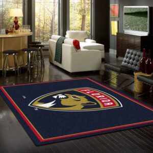Florida Panthers Rug Team Spirit Carpet Living Room Rugs