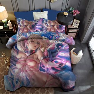 Flying Goddess 1 Duvet Cover and Pillowcase Set Bedding Set