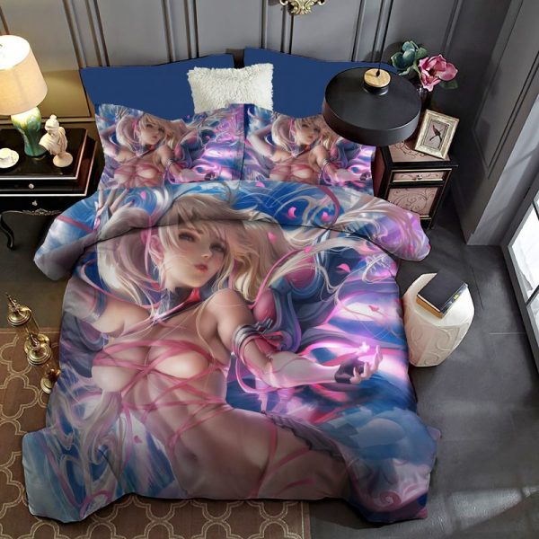 Flying Goddess 1 Duvet Cover and Pillowcase Set Bedding Set