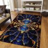 Fractal Art Carpet Living Room Rugs 1