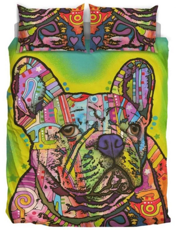 French Bulldog 3 Duvet Cover and Pillowcase Set Bedding Set