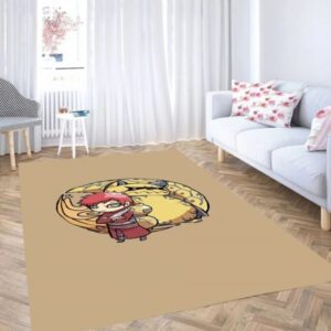 Gaara dan shukaku wallpaper carpet living room rugs