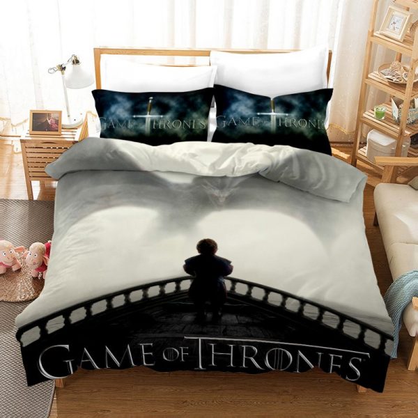 Game Of Thrones Duvet Cover and Pillowcase Set Bedding Set 834