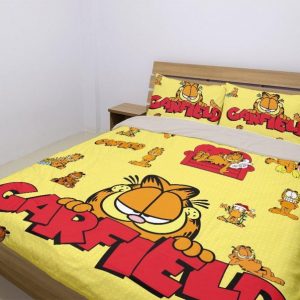 Garfield Duvet Cover and Pillowcase Set Bedding Set 1066