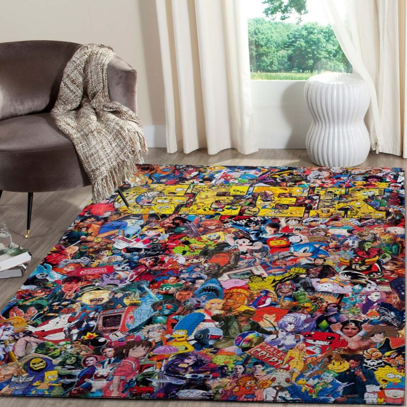 Geeky Anime Carpet Living Room Rugs