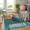 Godzilla area rug christmas rug living room carpet