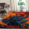 Godzilla christmas movie rugs living room carpet