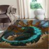Godzilla rug christmas movie rugs living room carpet