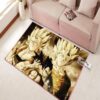 Goku And Vegeta Dragon Ball Rug Anime Floor Decor Carpet Living Room Rugs