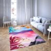 Goku black of Dragon ball super Favorite cartoon movie Carpet Living Room Rugs 10