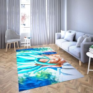Goku black of Dragon ball super Favorite cartoon movie Carpet Living Room Rugs 27