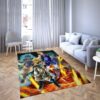Goku black of Dragon ball super Favorite cartoon movie Carpet Living Room Rugs 32