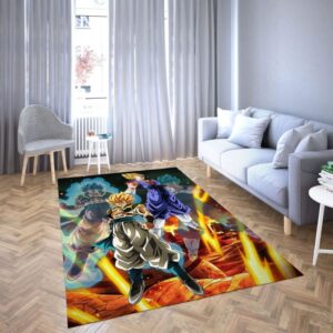 Goku black of Dragon ball super Favorite cartoon movie Carpet Living Room Rugs 32