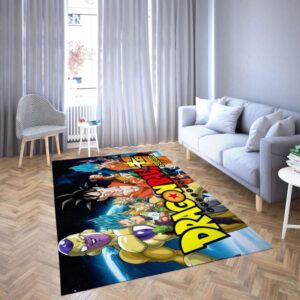 Goku black of Dragon ball super Favorite cartoon movie Carpet Living Room Rugs 43
