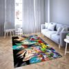 Goku black of Dragon ball super Favorite cartoon movie Carpet Living Room Rugs 45