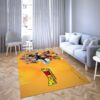 Goku black of Dragon ball super Favorite cartoon movie Carpet Living Room Rugs 46