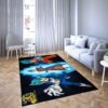Goku black of Dragon ball super Favorite cartoon movie Carpet Living Room Rugs 48