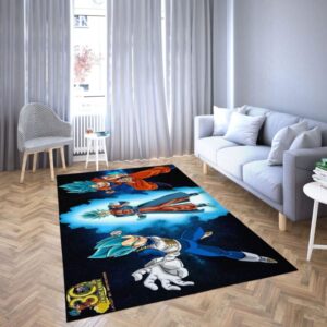 Goku black of Dragon ball super Favorite cartoon movie Carpet Living Room Rugs 48