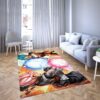 Goku black of Dragon ball super Favorite cartoon movie Carpet Living Room Rugs 7