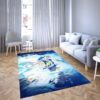 Goku blue of Dragon ball super Favorite cartoon movie Carpet Living Room Rugs 24