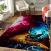 Goku vs Frieza Dragon Ball Z Living Room Rug Carpet