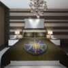Golden State Warriors7 NBA Basketball ize Duvet Cover and Pillowcase Set Bedding Set