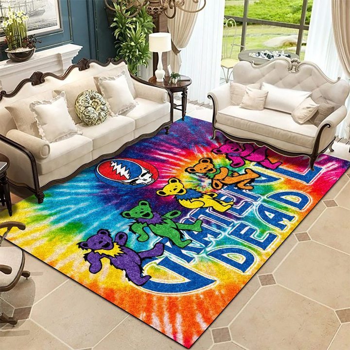 Grateful Dead Banda Living Room Rugs Carpet 1