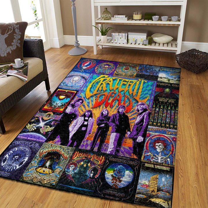 Grateful Dead Banda Living Room Rugs Carpet 3