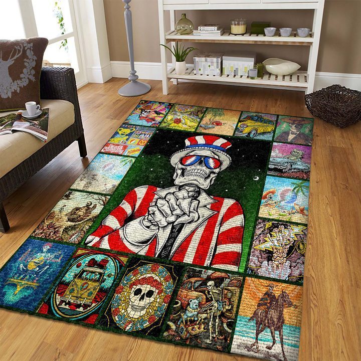 Grateful Dead Banda Living Room Rugs Carpet 6