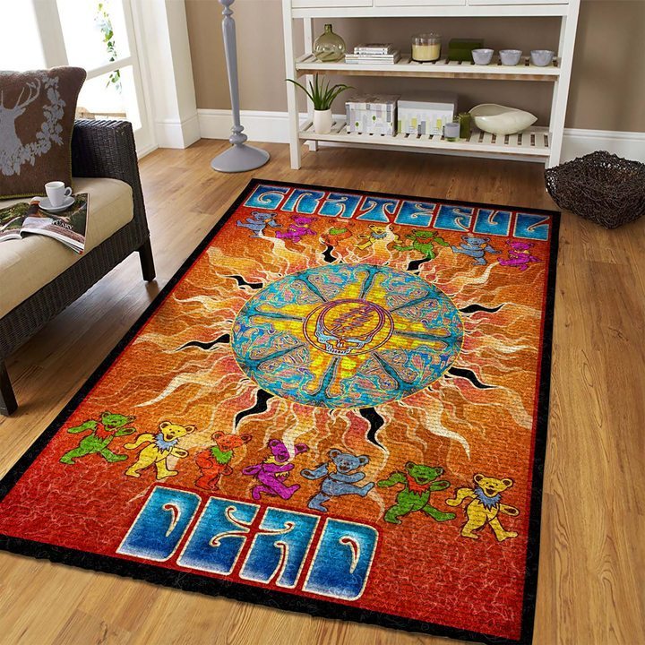 Grateful Dead Banda Living Room Rugs Carpet 7