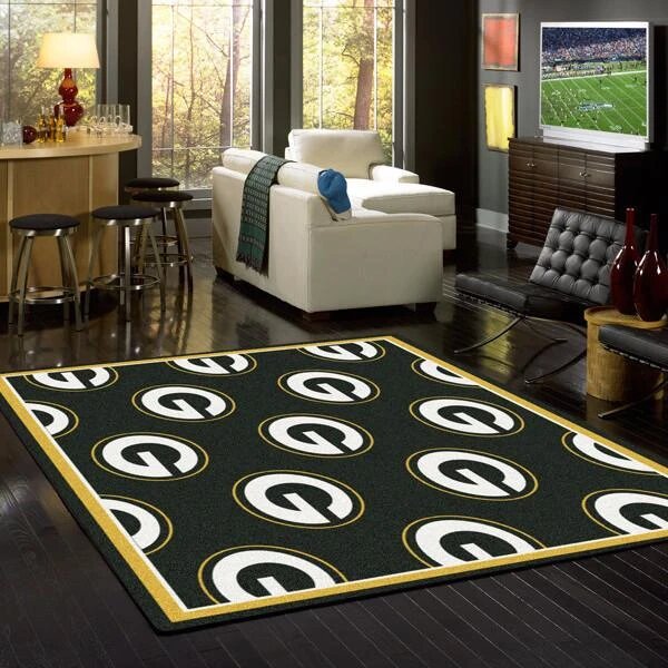 Green Bay Packers Carpet Living Room Rugs 2