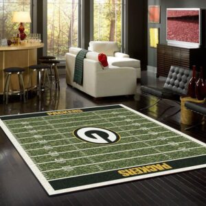 Green Bay Packers Nfl Carpet Living Room Rugs