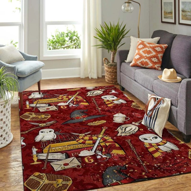 Gryffindor harry potter rugs living room carpet