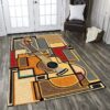 Guitar Art Carpet Living Room Rugs