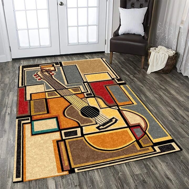 Guitar Art Carpet Living Room Rugs