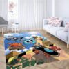 Gumball wallpaper carpet living room rugs