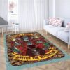 Gun roses carpet living room rugs