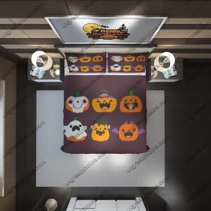 Halloween 62 Duvet Cover and Pillowcase Set Bedding Set