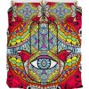 Hamsa Hand Mandala Duvet Cover and Pillowcase Set Bedding Set
