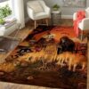 Happy Halloween Living Room Rug Carpet