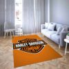Harley Davidson Motorcycles Living Room Rug Carpet