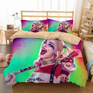 Harley Quinn 4 Duvet Cover and Pillowcase Set Bedding Set