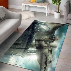 Harry potter deathly hallows-dragon carpet living room rugs