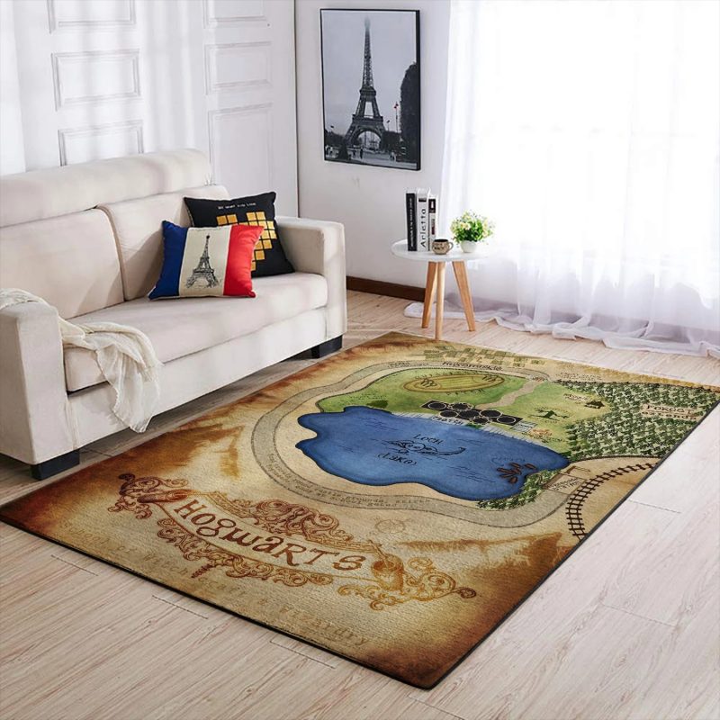 Harry potter hogwarts rug living room capet