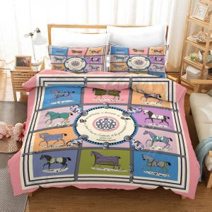Hermes Duvet Cover and Pillowcase Set Bedding Set 830