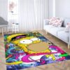 Homer simpson wallpaper carpet living room rugs