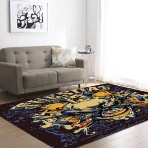 Horror Skull Carpet Living Room Rugs