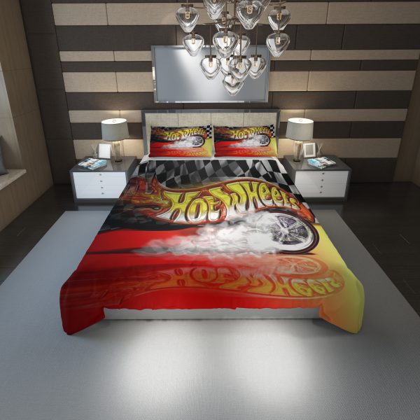 Hot Wheels 21 Duvet Cover and Pillowcase Set Bedding Set