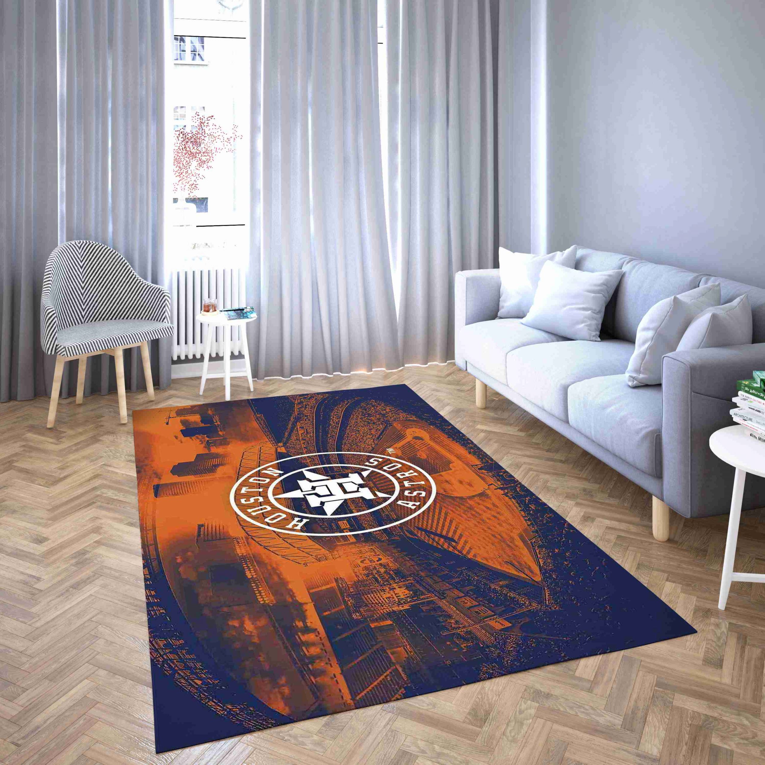 Houston astros Living Room Rug Carpet