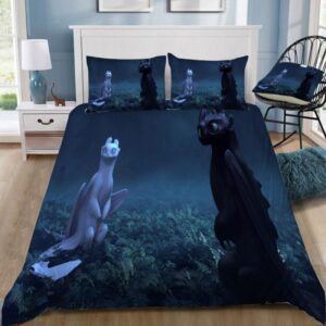How To Train Your Dragon 3 The Hiden World 2 Duvet Cover and Pillowcase Set Bedding Set